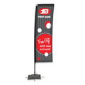 Promotional Rectangle Flag w/ 7' Scissor Base